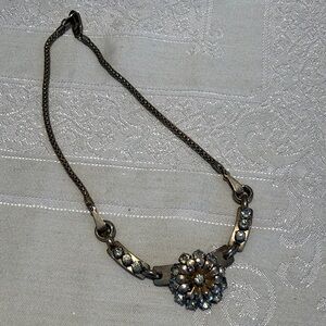 Barclay vintage Gold and Silver Floral Necklace